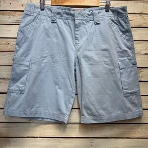 Vintage Roxy Cargo Shorts Blue 100 Cotton Y2K Utility Womens 13
